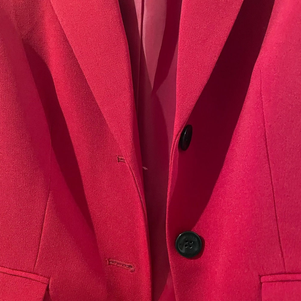 kasper petite red blazer jacket - Picture 3 of 6